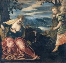 The Annunciation to Manoah's Wife, 1555. Creator: Jacopo Tintoretto
