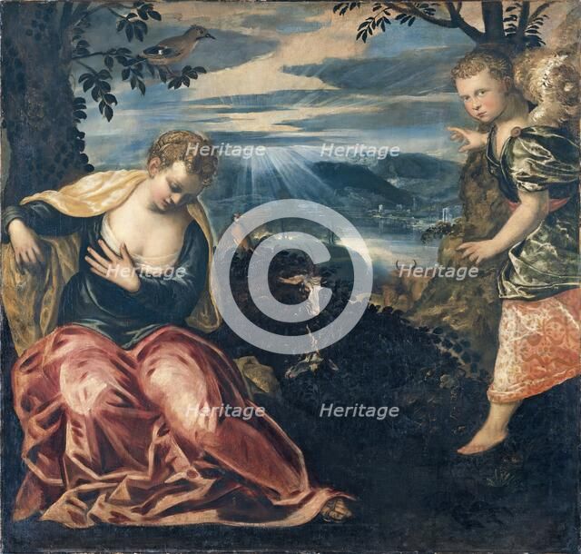 The Annunciation to Manoah's Wife, 1555. Creator: Jacopo Tintoretto.