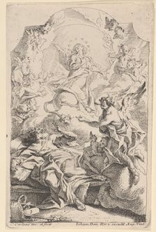 The Annunciation to Saint Joseph, 1725-75. Creator: Carlo Innocenzo Carloni