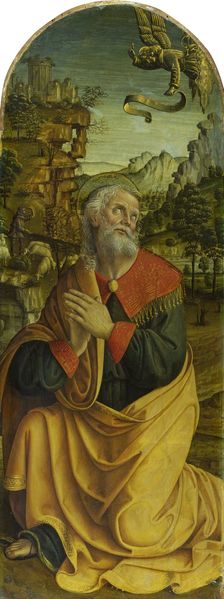 The Annunciation to St Joachim, c1493-1494. Creator: Macrino d'Alba