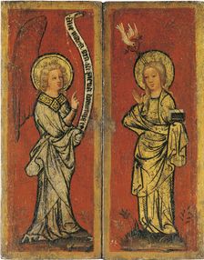 The Annunciation. Triptych of The Holy Face. Artist: Master Bertram (ca 1340-ca 1415)