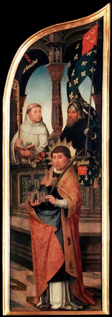 The Annunciation (Triptych, side panel), 1517. Artist: Jean Bellegambe