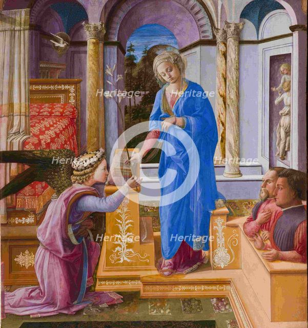 The Annunciation with two Kneeling Donors, c. 1440.