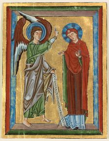 The Annunciation, about 1240. Creator: Unknown