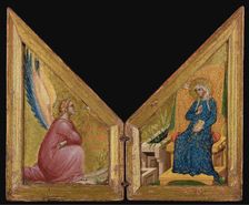 The Annunciation, about 1340-1345. Creator: Paolo Veneziano