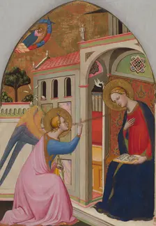 The Annunciation, about 1390-1395. Creator: Tommaso del Mazza