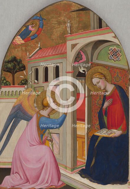 The Annunciation, about 1390-1395. Creator: Tommaso del Mazza.
