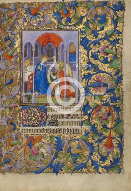 The Annunciation, about 1410. Creator: Unknown.