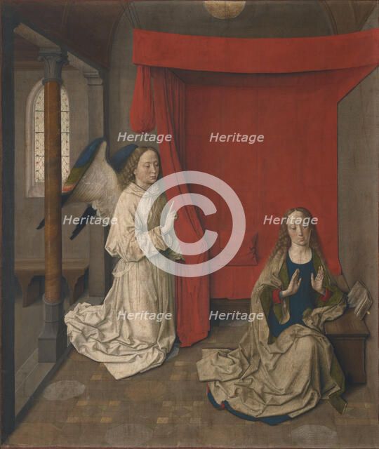 The Annunciation, about 1450-1455. Creator: Dieric Bouts.