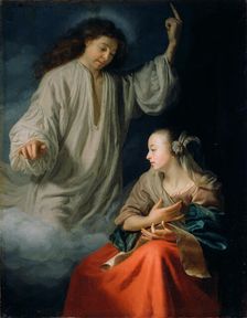 The Annunciation, about 1660-1665. Creator: Godfried Schalcken