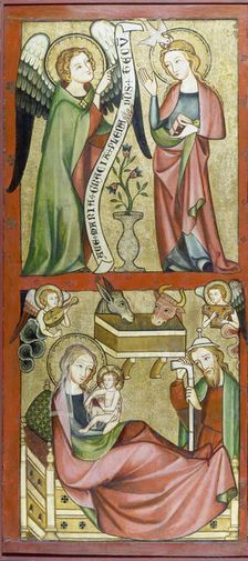 The Annunciation and the Nativity, 1325-1335. Creator: Rhenish Master c1332