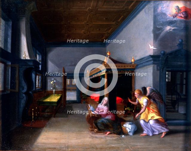 'The Annunciation'. Artist: Anon
