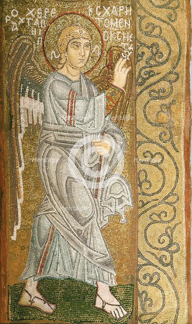 The Annunciation. Artist: Byzantine Master  