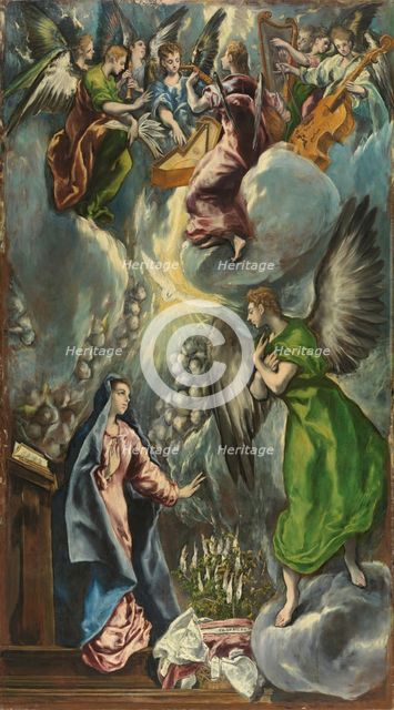 The Annunciation, between 1597 and 1600. Creator: El Greco.