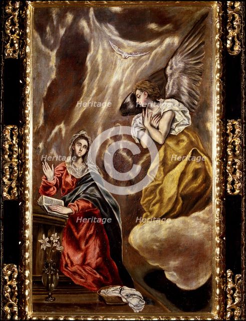 The Annunciation' by El Greco.