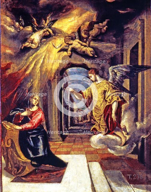  'The Annunciation', by El Greco.