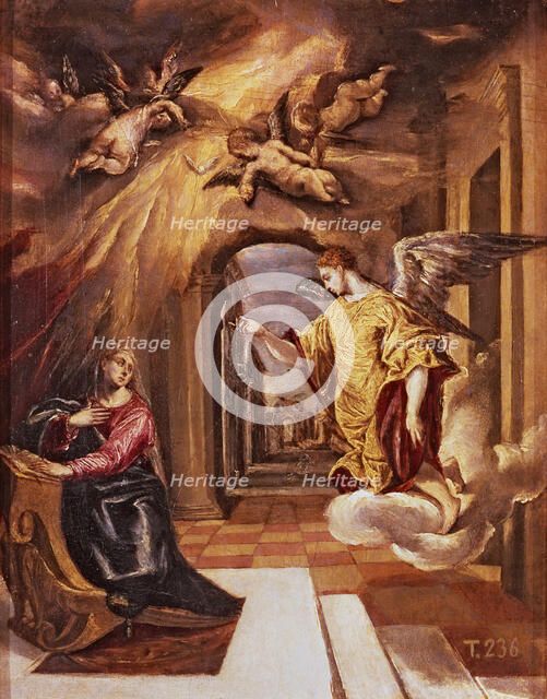  'The Annunciation', by El Greco.
