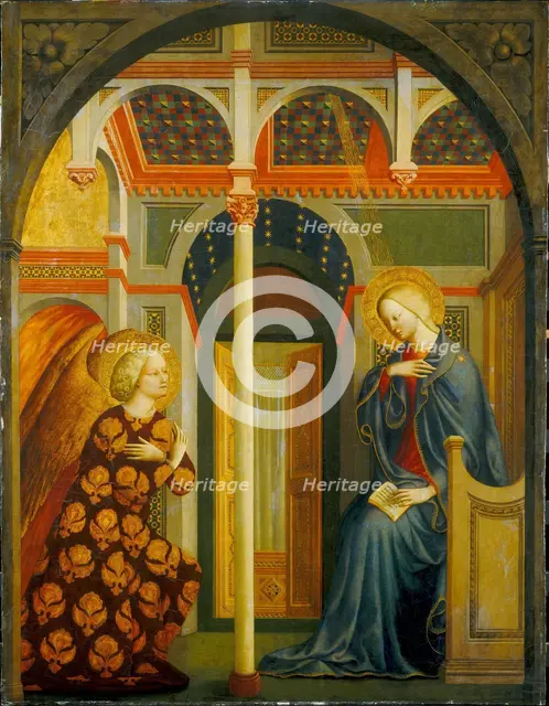 The Annunciation, c. 1423/1424. Creator: Masolino da Panicale.