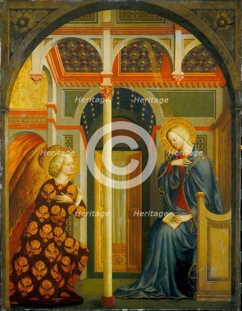 The Annunciation, c. 1423/1424. Creator: Masolino da Panicale.