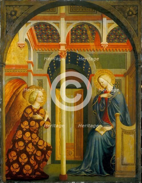The Annunciation, c. 1423/1424. Creator: Masolino da Panicale.
