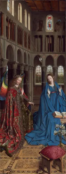 The Annunciation, c. 1434/1436. Creator: Jan van Eyck