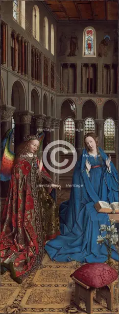 The Annunciation, c. 1434/1436. Creator: Jan van Eyck.