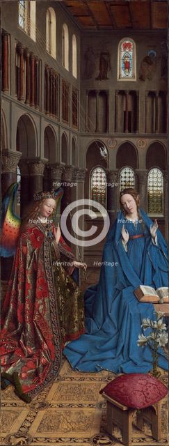The Annunciation, c. 1434/1436. Creator: Jan van Eyck.