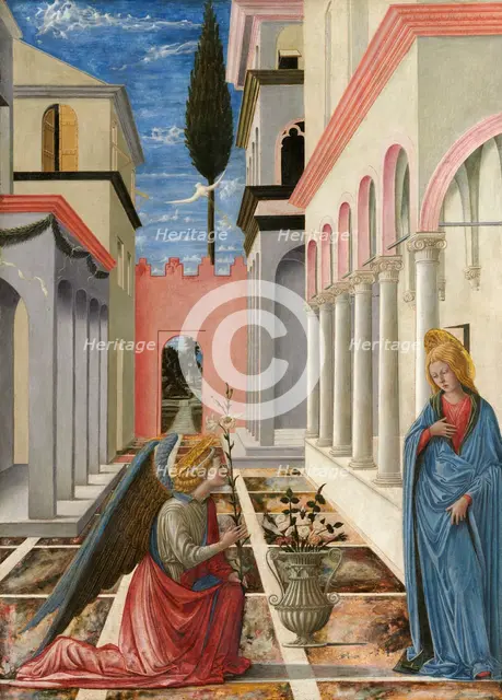 The Annunciation, c. 1445/1450. Creator: Fra Carnevale.