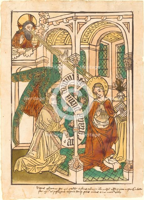 The Annunciation, c. 1450/1470. Creator: Unknown.