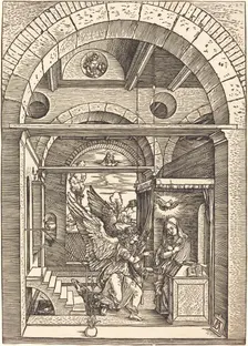 The Annunciation, c. 1502/1504. Creator: Albrecht Durer
