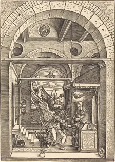 The Annunciation, c. 1502/1504. Creator: Albrecht Durer
