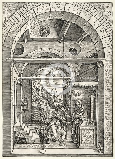 The Annunciation, c. 1503-1505. Creator: Albrecht Dürer (German, 1471-1528).