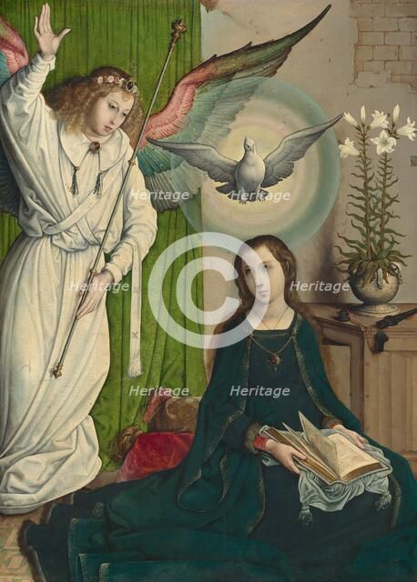 The Annunciation, c. 1508/1519. Creator: Juan de Flandes, the Elder.