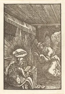 The Annunciation, c. 1513. Creator: Albrecht Altdorfer