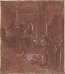 The Annunciation, c. 1520. Creator: Unknown