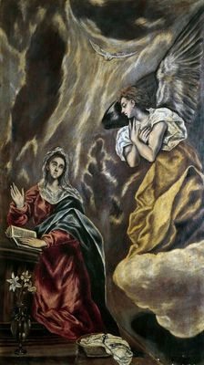 The Annunciation, c. 1610. Creator: El Greco, Dominico (1541-1614)