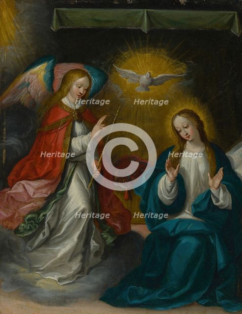The Annunciation, c. 1620. Creator: Frans Francken II.