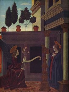 The Annunciation c1449-1454. Artist: Alesso Baldovinetti