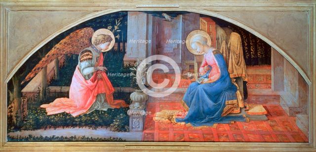 'The Annunciation', c1450-1453. Artist: Filippino Lippi
