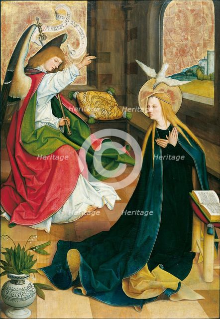 The Annunciation, c1497-1503. Creator: Master of the Pfullendorf Altar.