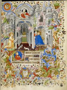 The Annunciation, c1407. Creator: Master of the Brussels Initials