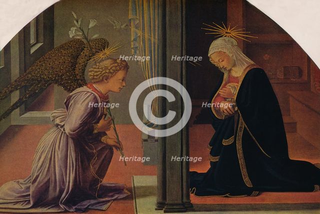 'The Annunciation', c1435-1440. Artist: Filippo Lippi.