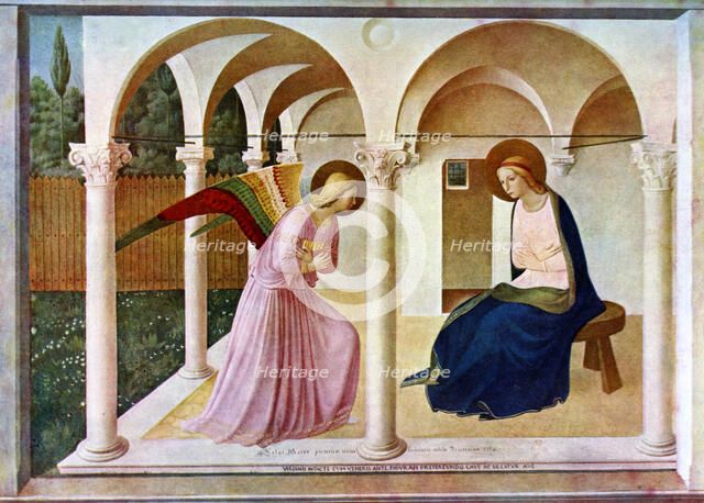 'The Annunciation', c1438-1445, (c1900-1920).Artist: Fra Angelico