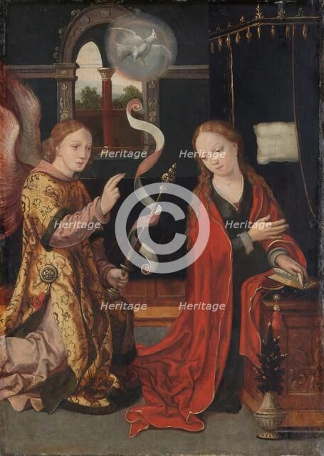 The Annunciation, c.1550. Creator: Anon.