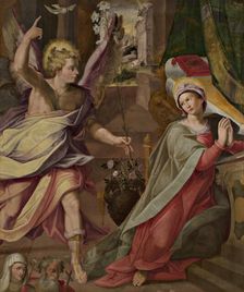 The Annunciation, c1565-1570. Creator: Marchetti; Marco (1526-1588)