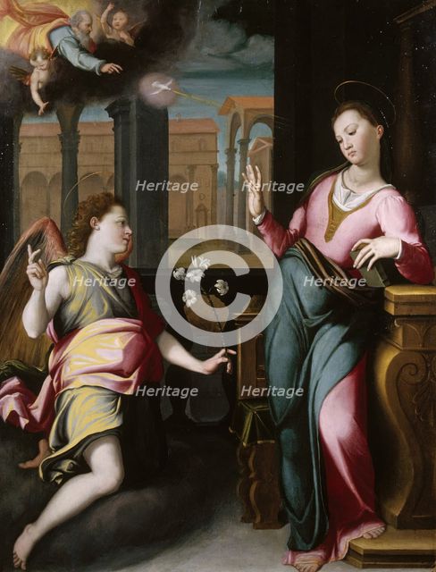 The Annunciation, c1580. Creator: Santi di Tito.