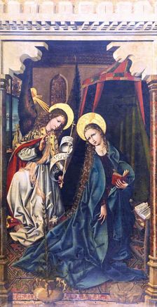 The Annunciation, c1500. Creator: Master of La Sisla