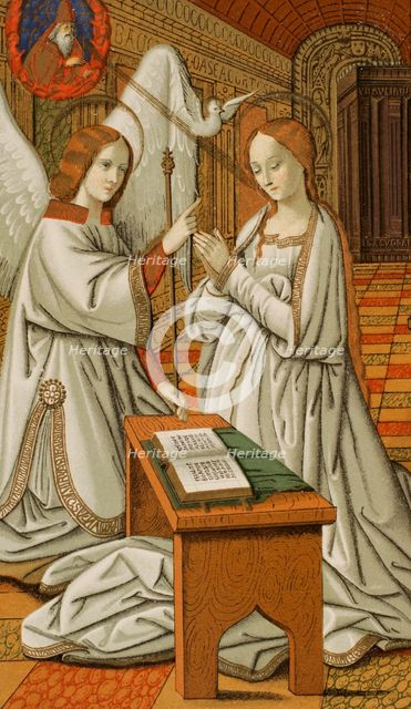 The Annunciation, c1503 (1877). Creator: Franz Kellerhoven.