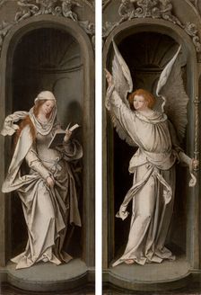 The Annunciation, c1519. Creator: Master of the Antwerp Adoration