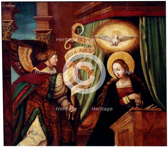 The Annunciation', c1520. Creator: South German master (16th century).